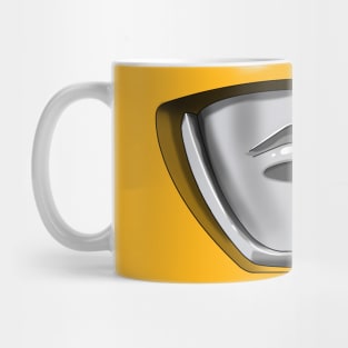 Mighty Morphin Power Mask YELLOW Mug